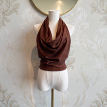 Load image into Gallery viewer, Tuesday&#39;s Gone (Cowl Neck Halter Top)