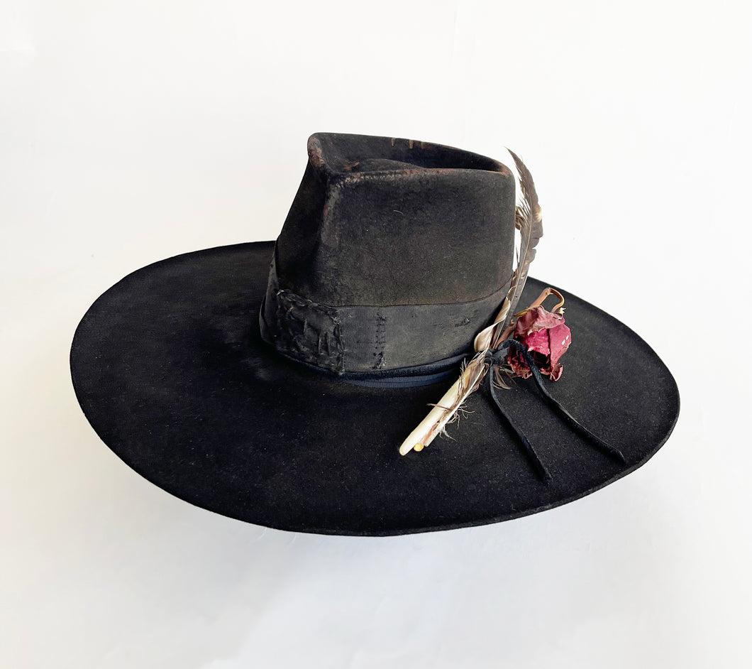 Lone Hawk Custom Wide Brim Hat